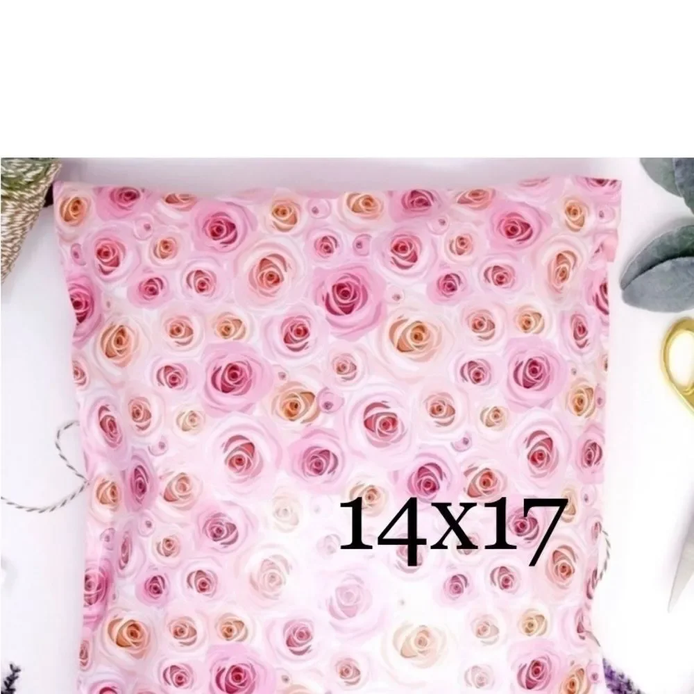Poly mailers big sizes 14.17 and 14.5x19 35 poly mailers 35 stickers
